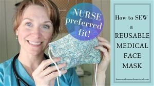 Reusable Face Mask Sewing Tutorial