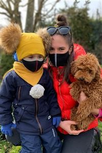 Dewamor Reusable Washable Neoprene/cotton Face Mask