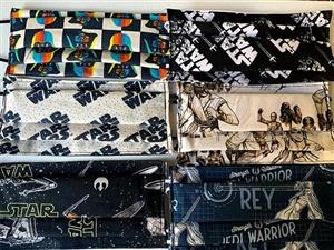 Black Cotton Face Mask Reusable