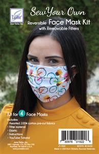 Reusable Cloth Face Mask With Nose Wire