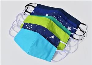 Reusable Face Mask With Nose Wire and Filter Pocket