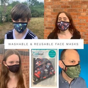 Black Reusable Face Mask Ebay