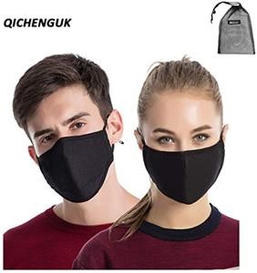 Reusable Black Cloth Face Mask